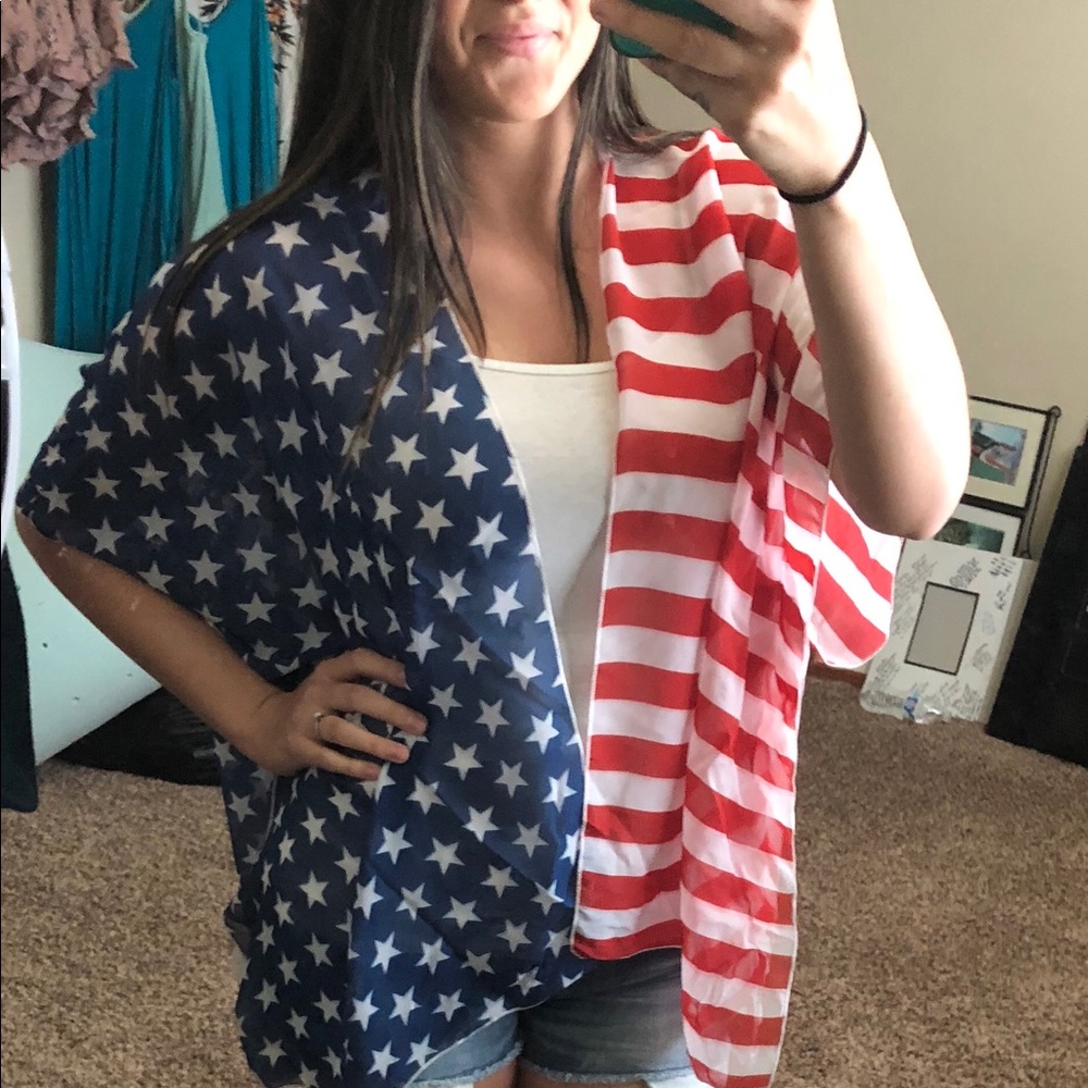 American Flag kimono